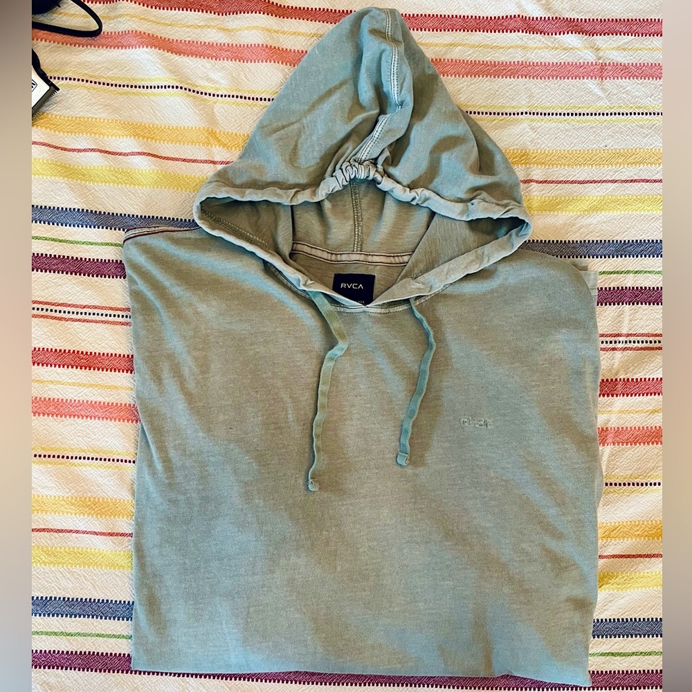 RVCA Hoodie Tee Light Sage Green XXL
